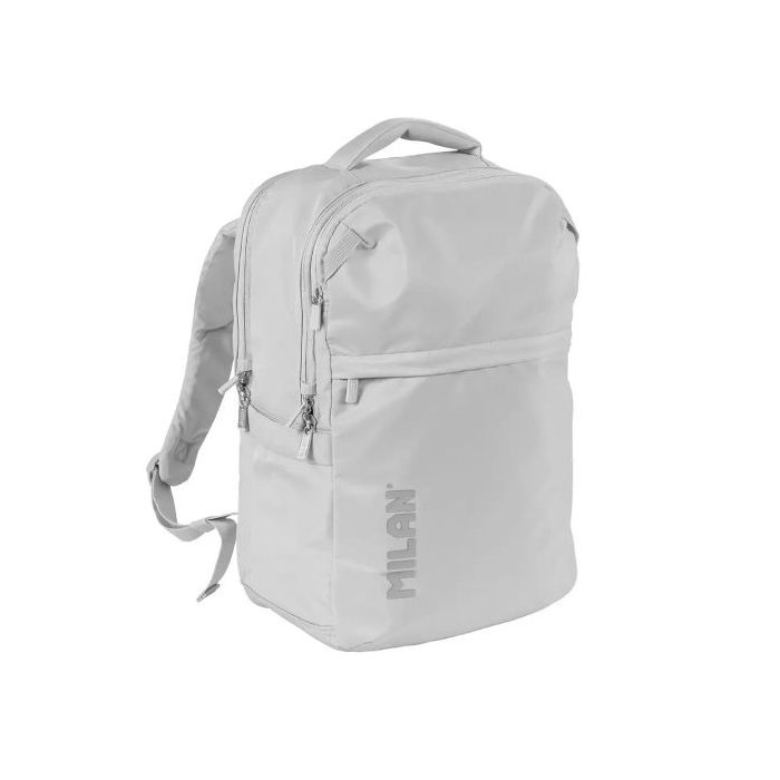 Milan Shadow Mochila 25L - 2 Bolsillos Delanteros, 2 Bolsillos Laterales, Compartimento Acolchado para Portatil hasta 16  - Asas