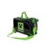 Safta Minecraft Maleta Trolley Infantil - Reposapies - Bandolera Ajustable - Asas de Mano - Tiradores con Ranura para Candado -