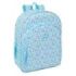 Safta Blackfit8 Petalos Mochila - Adaptable a Carro - Bolsillo Frontal - Portabotellas - Cremallera con Doble Tirador - Asa de M