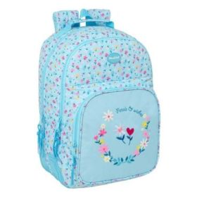 Safta Blackfit8 Petalos Mochila - Adaptable a Carro - Bolsillo Frontal - Portabotellas - Cremallera con Doble Tirador - Asa de M