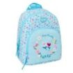 Safta Blackfit8 Petalos Mini Mochila - Bolsillo Frontal y Trasero - Cremallera - Hombreras Ajustables - Asa Superior - Compacta