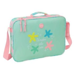 Safta Estrellas Maletin con Cremallera - Bandolera Ajustable - Asa Forrada - Doble Tirador - Fondo Semirigido - 38x28x6cm - Colo