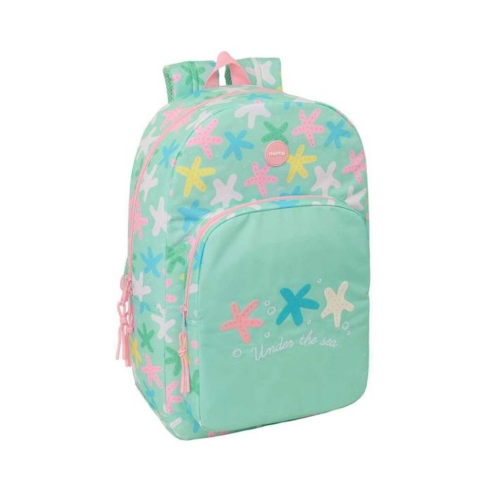 Safta Estrellas Mochila - 19L - Adaptable a Carro - Bolsillo Frontal - Espalda Acolchada - Cremallera con Doble Tirador - Asa de