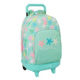 Safta Estrellas Mochila con Carro - Extraible - 33L - Portabotellas - Tarjeta de Identificacion Personal - Cremallera con Doble