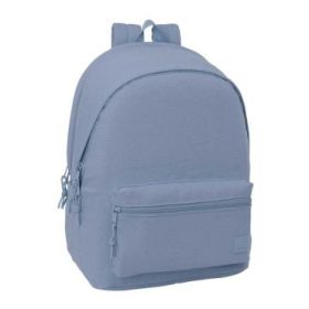 Safta Basic Mochila para Portatiles hasta 15.6  - Bolsillo para Tablet hasta 11  - Antirrobo - Asa de Mano - Conector USB - Crem