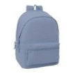 Safta Basic Mochila para Portatiles hasta 15.6  - Bolsillo para Tablet hasta 11  - Antirrobo - Asa de Mano - Conector USB - Crem