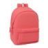 Safta Basic Marsala Mochila para Portatiles hasta 15.6  - Bolsillo para Tablet hasta 11  - Antirrobo - Asa de Mano - Conector US