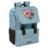 Safta K-Pop Demon Hunters Huntr/X Mochila Extensible - Solapa - Cierre con Cordon - Portabotellas - Bolsillo Frontal - Detalles