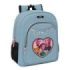 Safta K-Pop Demon Hunters Huntr/X Mochila - 15L - Adaptable a Carro - Bolsillo Frontal - Portabotellas - Cremallera con Doble Ti