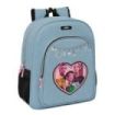 Safta K-Pop Demon Hunters Huntr/X Mochila - 15L - Adaptable a Carro - Bolsillo Frontal - Portabotellas - Cremallera con Doble Ti