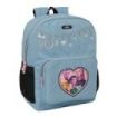 Safta K-Pop Demon Hunters Huntr/X Mochila - Adaptable a Carro - Bolsillo Frontal - Hombreras y Espalda Acolchada - Cremallera co