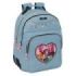 Safta K-Pop Demon Hunters Huntr/X Mochila - Adaptable a Carro - Bolsillo Frontal - Portabotellas - Cremallera con Doble Tirador