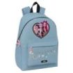 Safta K-Pop Demon Hunters Huntr/X Mochila para Portatiles hasta 14.1  - Portabotellas - Cremallera con Doble Tirador - Asa de Ma