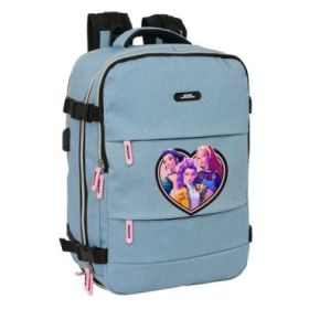 Safta K-Pop Demon Hunters Huntr/X Mochila de Cabina - Bolsillo para Portatil hasta 15.6  - Portabotellas - USB - Zapatillero - T