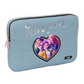 Safta K-Pop Demon Hunters Huntr/X Funda para Portatil hasta 15.6  - Interior Acolchado - Cremallera con Doble Cursor - 39.5x27.5