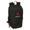 Safta Sevilla FC Mochila Zapatillero - Cremallera con Doble Tirador - Bolsillo Interior - Portabotellas - Asa de Mano - 28x51x19