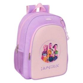 Safta K-Pop Demon Hunters Iconic Mochila - Adaptable a Carro - Bolsillo Frontal - Portabotellas - Cremallera con Doble Tirador -