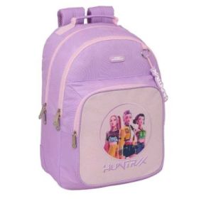Safta K-Pop Demon Hunters Iconic Mochila - Adaptable a Carro - Bolsillo Frontal - Portabotellas - Cremallera con Doble Tirador -