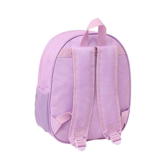 Safta K-Pop Demon Hunters Iconic Mochila 3D - Portabotellas - Hombreras Acolchadas - Asa de Mano Superior - 27x33x10cm - Color L