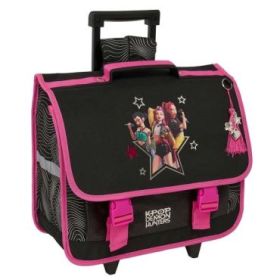 Safta K-Pop Demon Hunters Energy Mochila Cartera Escolar con Carro - Solapa - Bolsillo con Cremallera - Espalda Acolchada - Homb