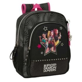 Safta K-Pop Demon Hunters Energy Mochila - 15L - Adaptable a Carro - Bolsillo Frontal - Portabotellas - Cremallera con Doble Tir
