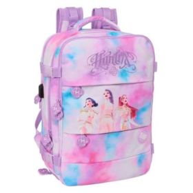 Safta K-Pop Demon Hunters Artist Mochila de Cabina - Bolsillo para Portatil hasta 15.6  - Portabotellas - USB - Zapatillero - Tr