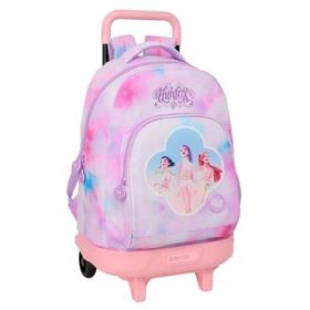 Safta K-Pop Demon Hunters Artist Mochila con Carro - Extraible - 33L - Portabotellas - Tarjeta de Identificacion Personal - Dobl
