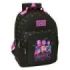 Safta K-Pop Demon Hunters Mochila - Adaptable a Carro - Bolsillo Frontal - Portabotellas - Cremallera con Doble Tirador - Asa de