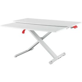Leitz Ergo Cosy Convertidor de Escritorio con Bandeja Deslizante - Para Cambiar de sentado a de Pie - Ajuste de Altura Neumatico