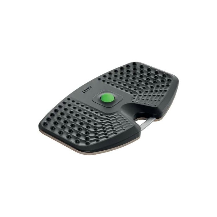 Leitz Balance Board Ergo Active Tabla de Bamboleo - Movimiento de Balanceo de Bajo Impacto - Bola de Masaje Extraible - Superfic