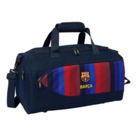 Safta F.C.Barcelona 1ª Equipacion 26/27 Bolsa de Deporte - Bandolera Ajustable - Bolsillos Laterales y Frontal - Fondo Semirigid
