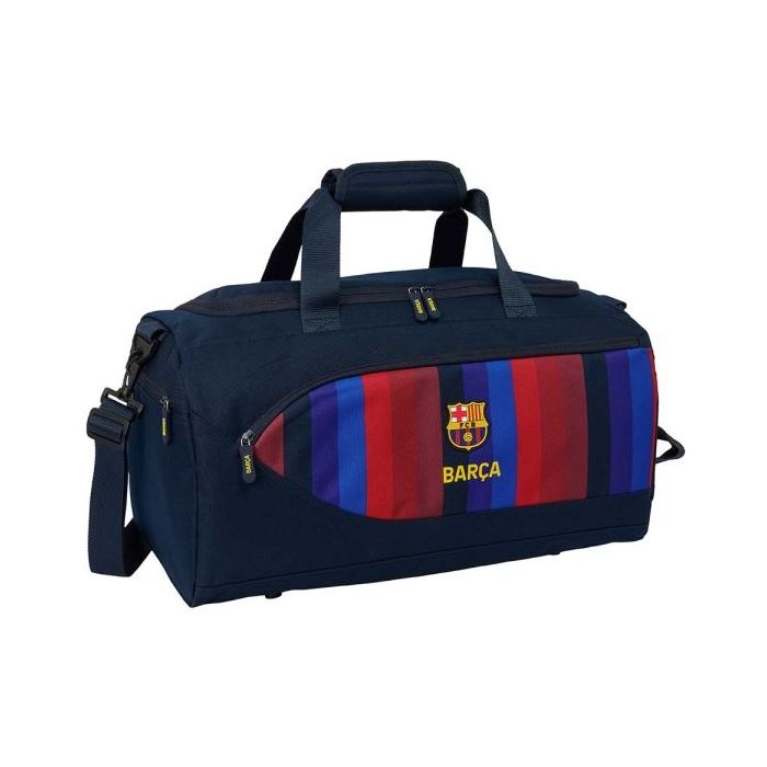 Safta F.C.Barcelona 1ª Equipacion 26/27 Bolsa de Deporte - Bandolera Ajustable - Bolsillos Laterales y Frontal - Fondo Semirigid