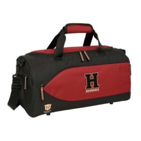 Safta Harry Potter Hogwarts Bolsa de Deporte - Bandolera Ajustable - Bolsillos Laterales y Frontal - Fondo Semirigido - Cremalle