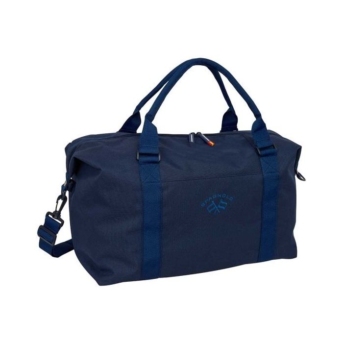Safta Spagnolo Bolsa de Fin de Semana - Bandolera Ajustable - Bolsillo Frontal - Cremallera Bidireccional - Asas de Mano - 50x29