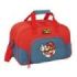 Safta Super Mario Bolsa de Deporte - Bandolera Ajustable - Bolsillo Frontal - Fondo Semirigido Extraible - Cremallera con Doble
