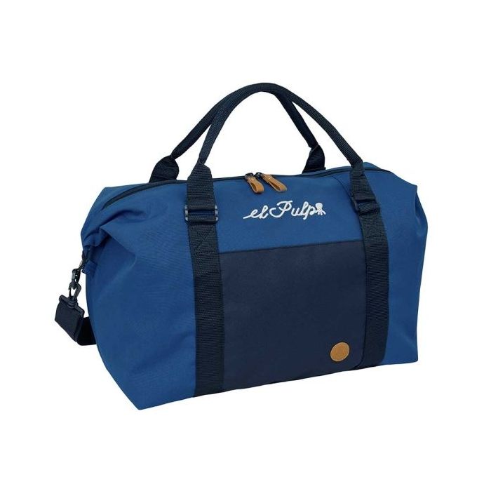 Safta el Pulpo Bolsa de Fin de Semana - Bandolera Ajustable - Bolsillo Frontal - Cremallera Bidireccional - Asas de Mano - 50x29
