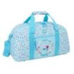 Safta Blackfit8 Petalos Bolsa de Deporte - Bandolera Ajustable - Bolsillo Frontal - Fondo Semirigido Extraible - Cremallera con
