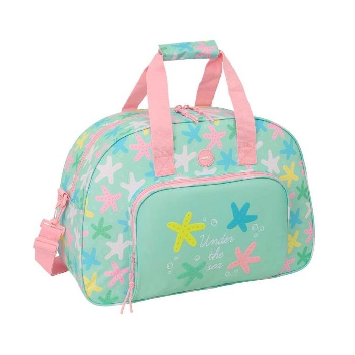 Safta Estrellas Bolsa de Deporte - Bandolera Ajustable - Bolsillo Frontal - Cremallera con Doble Tirador - Tacos en la Base - 48