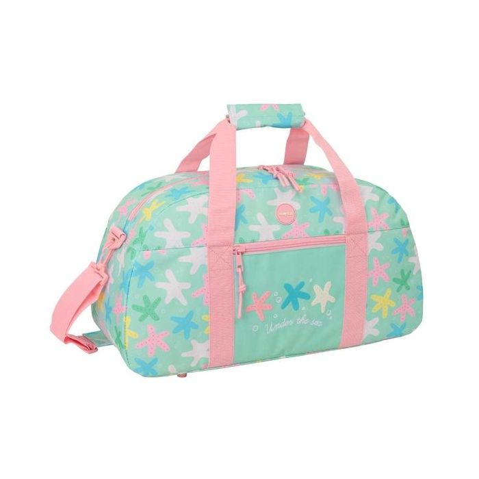 Safta Estrellas Bolsa de Deporte - Bandolera Ajustable - Bolsillo Frontal - Cremallera con Doble Tirador - Tacos en la Base - 50