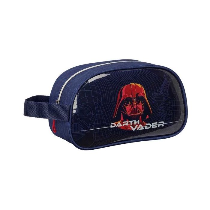 Safta Star Wars Neceser - Adaptable a Carro - Asa de Mano Lateral - 26x15x12cm - Color Azul Marino