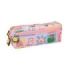 Safta Mr. Wonderful Comic Portatodo - 3 Compartimentos con Cremallera - Goma Elastica - Compacto - 22x8.5x6cm - Color Rosa