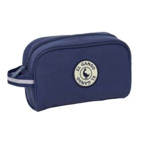 Safta el Ganso Jeans Neceser - Interior Forrado - Asa de Mano Lateral - Organizadores con Compartimentos - 24x15x10cm - Color Az
