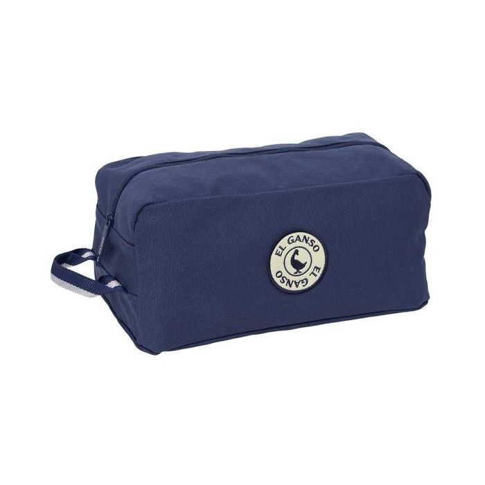 Safta el Ganso Jeans Zapatillero - Capacidad 9L - Asa de Mano Lateral - 34x15x18cm - Color Azul Marino