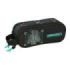 Safta Minecraft Screen Portatodo - 2 Compartimentos con Cremallera - Asa Lateral - Capacidad 1L - 21x8x6cm - Color Negro