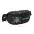 Safta Minecraft Screen Bolsa de Cintura - Cremallera - Cintas Ajustables - Cierre de PVC - 23x14x9cm - Color Negro