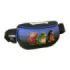Safta Brainrot Bolsa de Cintura - Cremallera - Cintas Ajustables - Cierre de PVC - 23x14x9cm - Color Negro y Azul