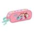 Safta Gabby's Dollhouse Portatodo - 2 Compartimentos con Cremallera - Asa Lateral - Capacidad 1L - 21x8x6cm - Color Rosa