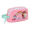 Safta Gabby's Dollhouse Bolsa Isotermica Porta Alimentos - Asa de Mano Lateral - Cremallera - 21.5x12x6.5cm - Color Rosa