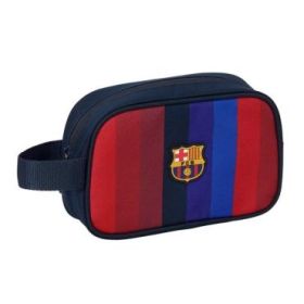Safta F.C.Barcelona 1ª Equipacion 26/27 Neceser - Asa de Mano Lateral - 22x13.5x8cm - Color Rojo y Azul