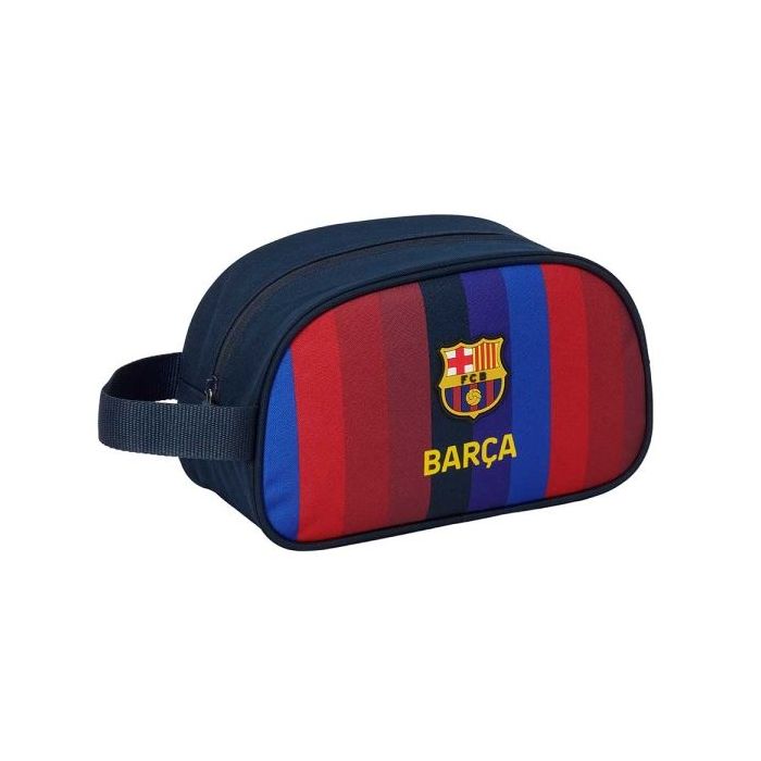 Safta F.C.Barcelona 1ª Equipacion 26/27 Neceser - Adaptable a Carro - Asa de Mano Lateral - 26x15x12cm - Color Rojo y Azul